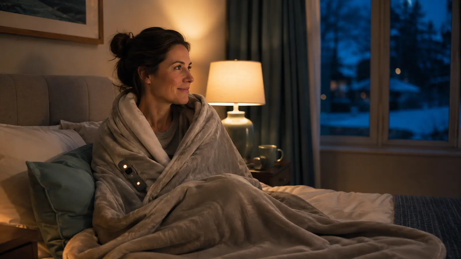 How to Stay Warm at Night With a Heated Blanket